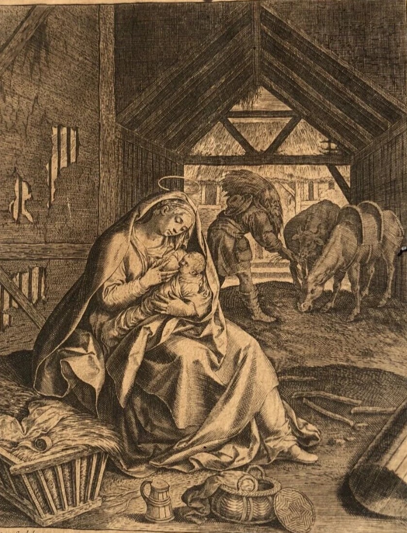 Antique Original Johannes I SADELER (1550-1600) Jesus Christ Etching: Title: Antique Original Johannes I SADELER (1550-1600) Jesus Christ EtchingDescription: Engraving on paper 20 x 15.5 cm / 7.87 x 6.10 inches stains, folds Reserve: $80.00 Shipping:Domestic: