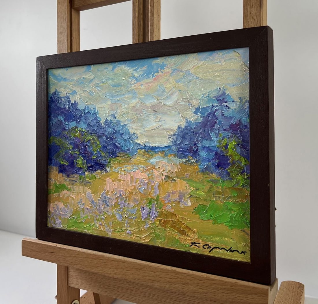 Oil painting Flowering meadow Boris Serdyuk - 2