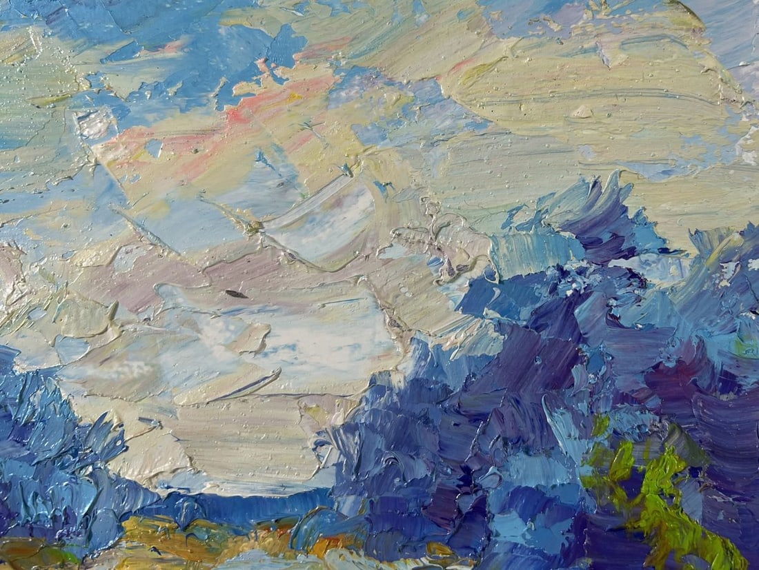 Oil painting Flowering meadow Boris Serdyuk - 4