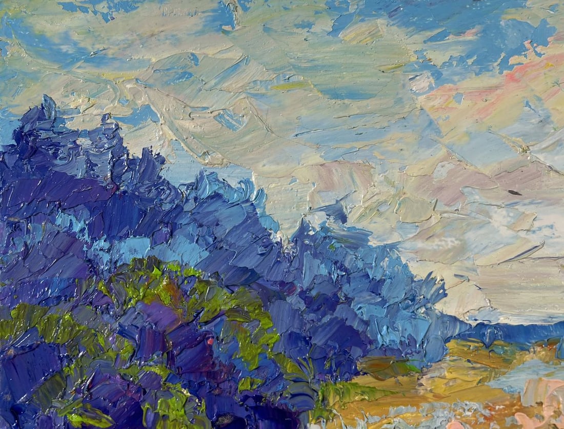 Oil painting Flowering meadow Boris Serdyuk - 7