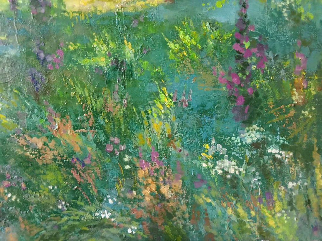 Oil painting Summer meadow Anatoly Borisovich Tarabanov - 10