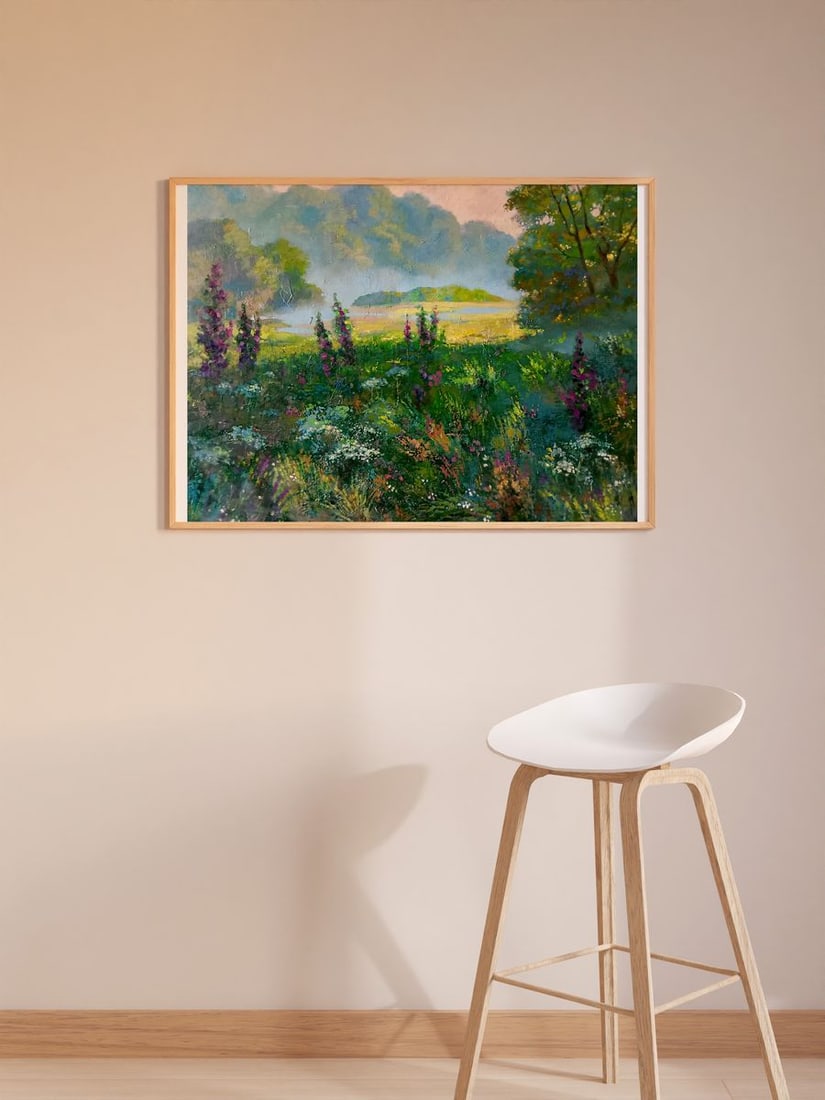 Oil painting Summer meadow Anatoly Borisovich Tarabanov - 4