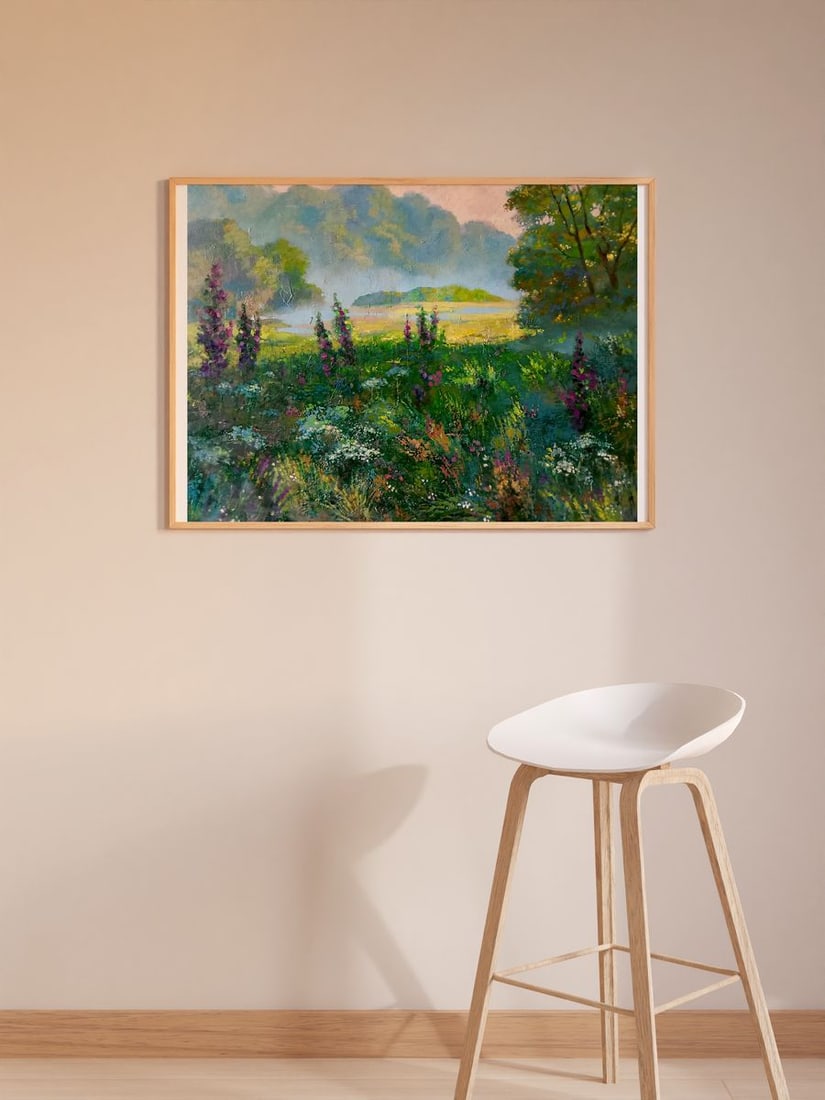 Oil painting Summer meadow Anatoly Borisovich Tarabanov - 5