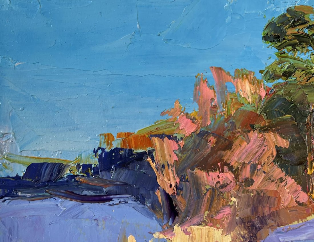 Oil painting Snow under the sun Boris Serdyuk - 7