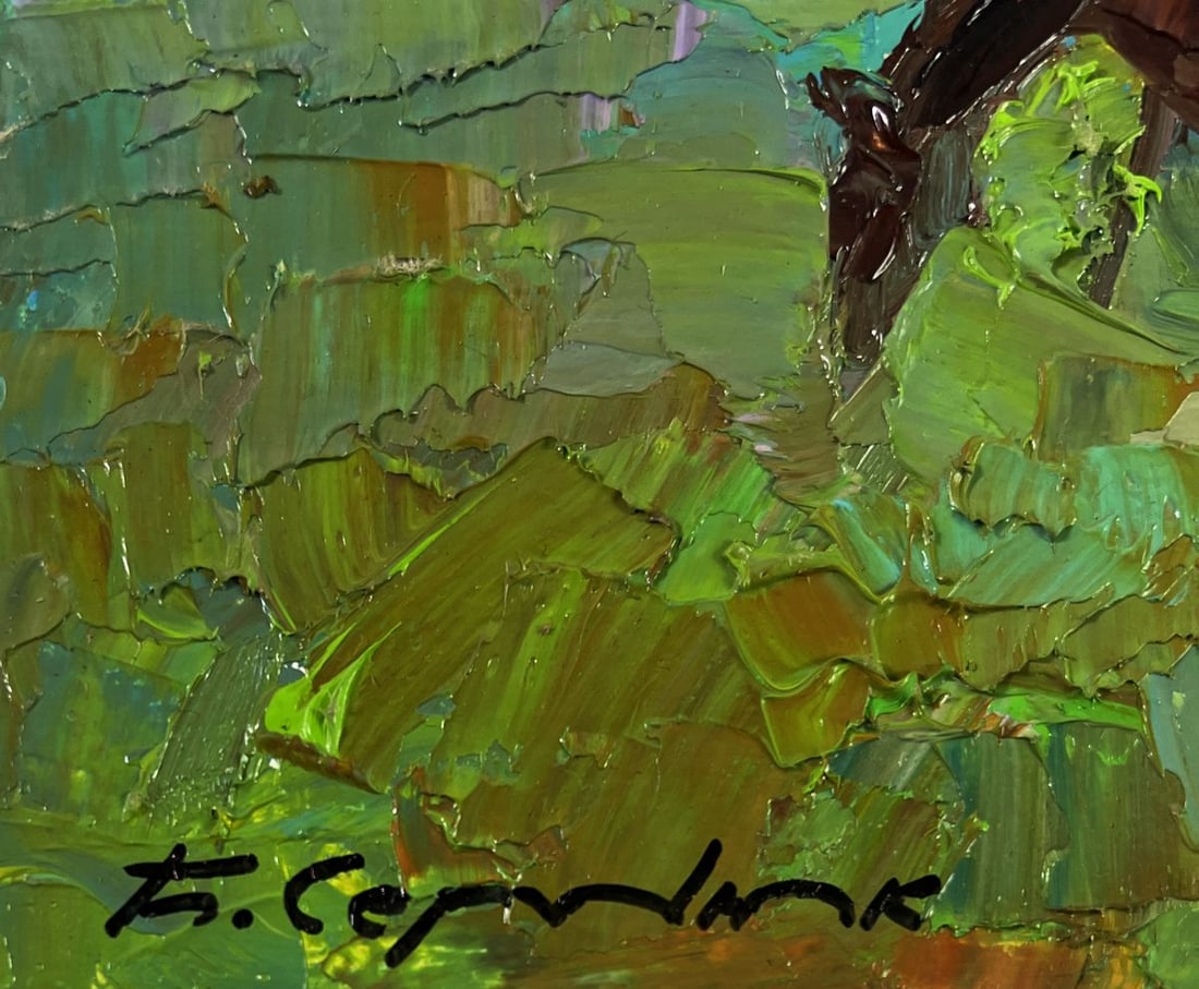 Oil painting Horses grazing peacefully Boris Serdyuk - 7