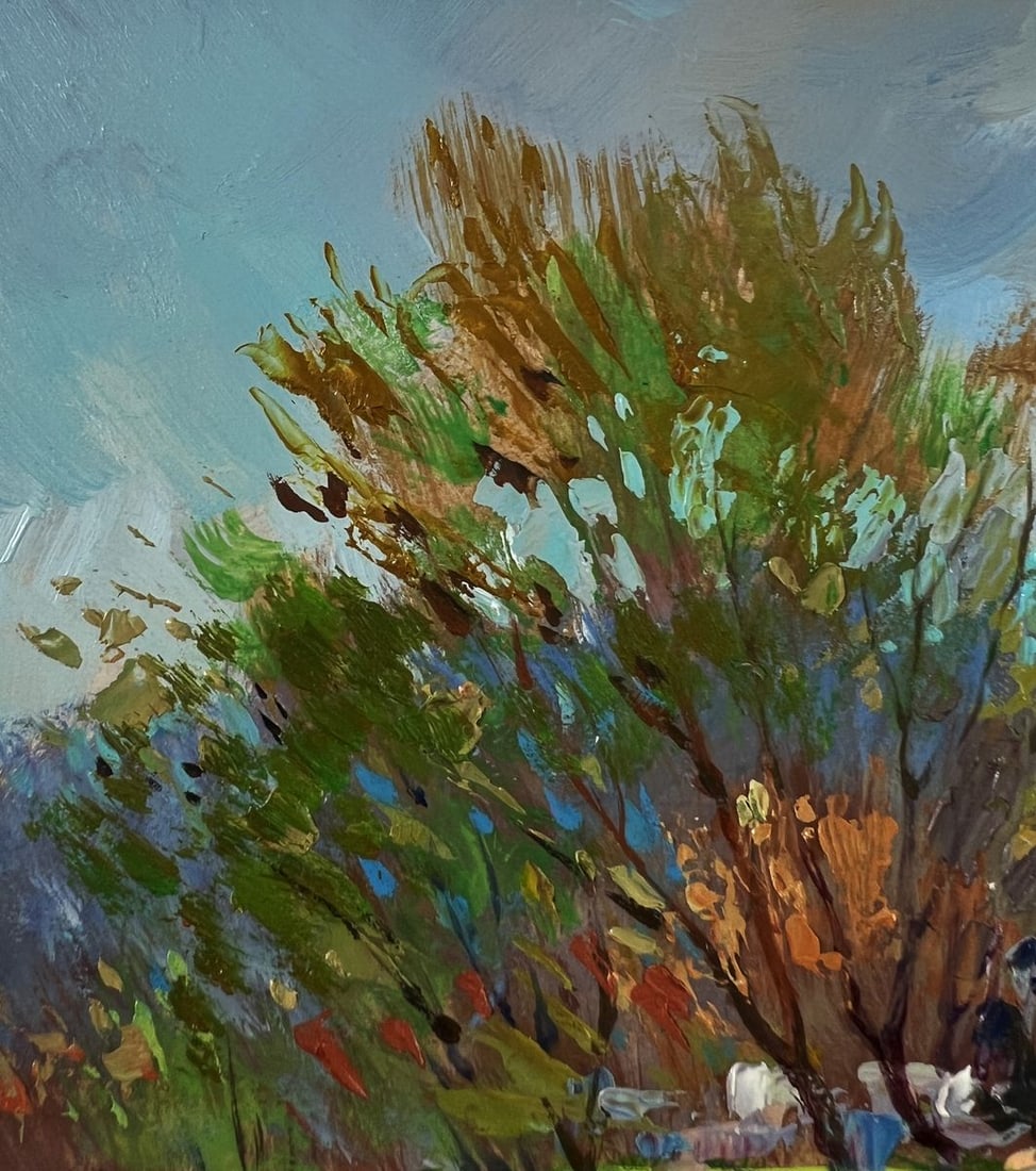 Oil painting House in the mountains Yuriy Suprunchuk - 6