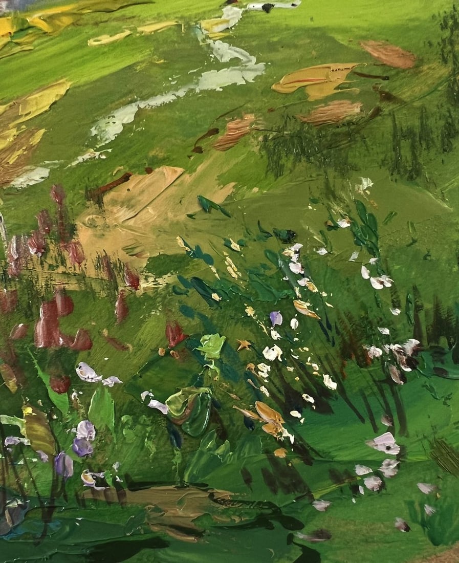 Oil painting House in the mountains Yuriy Suprunchuk - 9