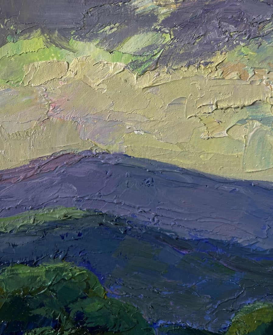 Oil painting Mountain sunset Boris Serdyuk - 6