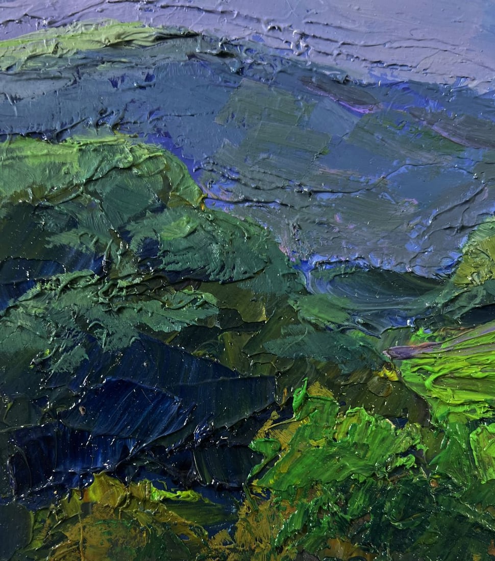 Oil painting Mountain sunset Boris Serdyuk - 7