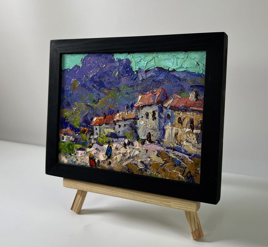 Oil painting Blue mountains Oleksiy Ivanyuk - 2