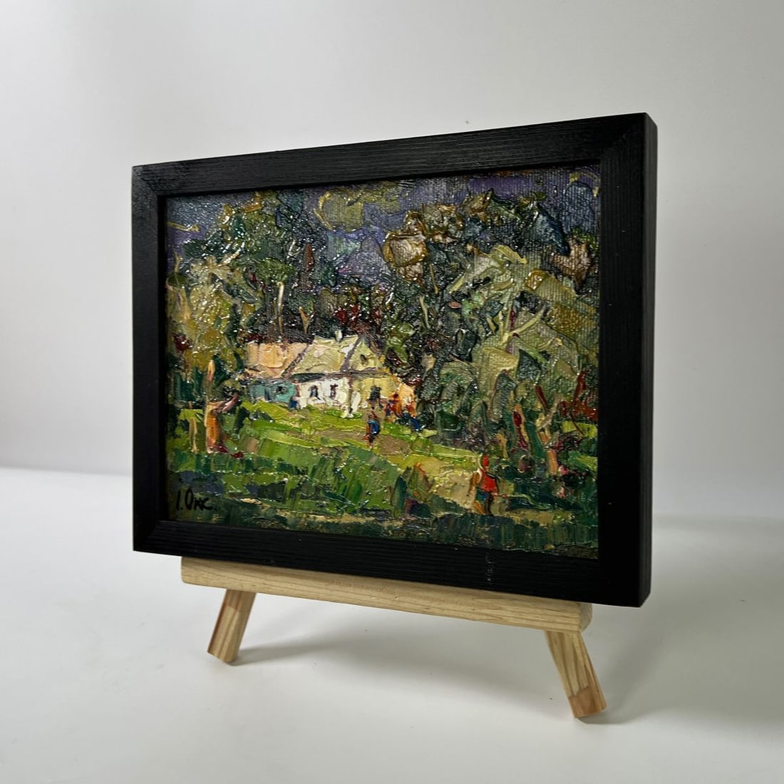 Oil painting Village before the rain Oksana Ivanyuk - 2