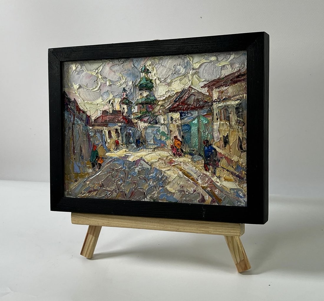 Oil painting Morning city Oleksiy Ivanyuk - 2