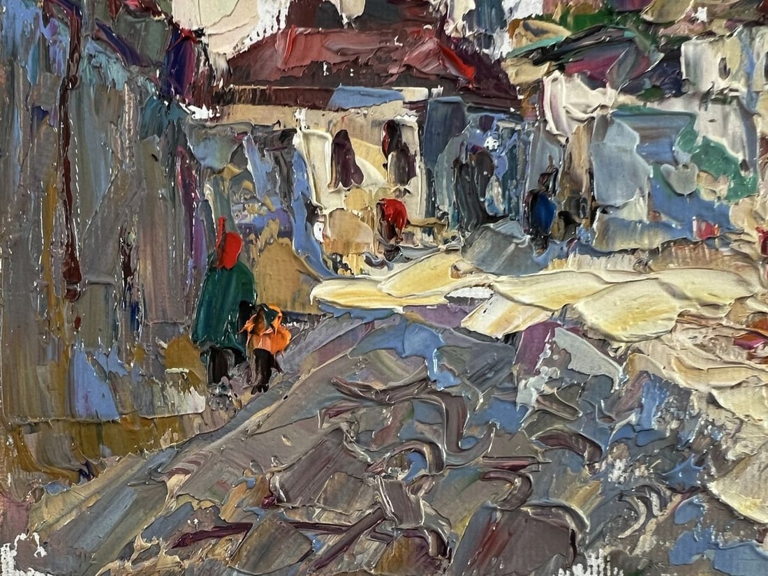 Oil painting Morning city Oleksiy Ivanyuk - 5