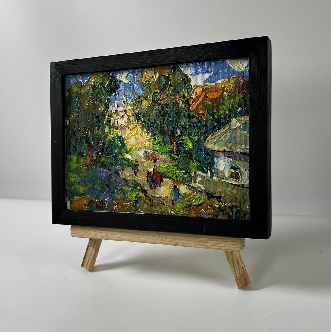 Oil painting Feast day in village Oleksiy Ivanyuk - 2