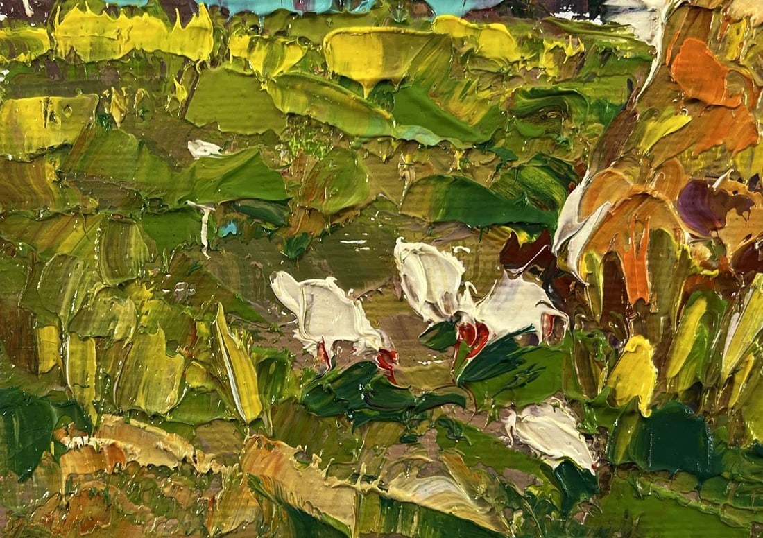 Oil painting Village courtyard Oksana Ivanyuk - 5