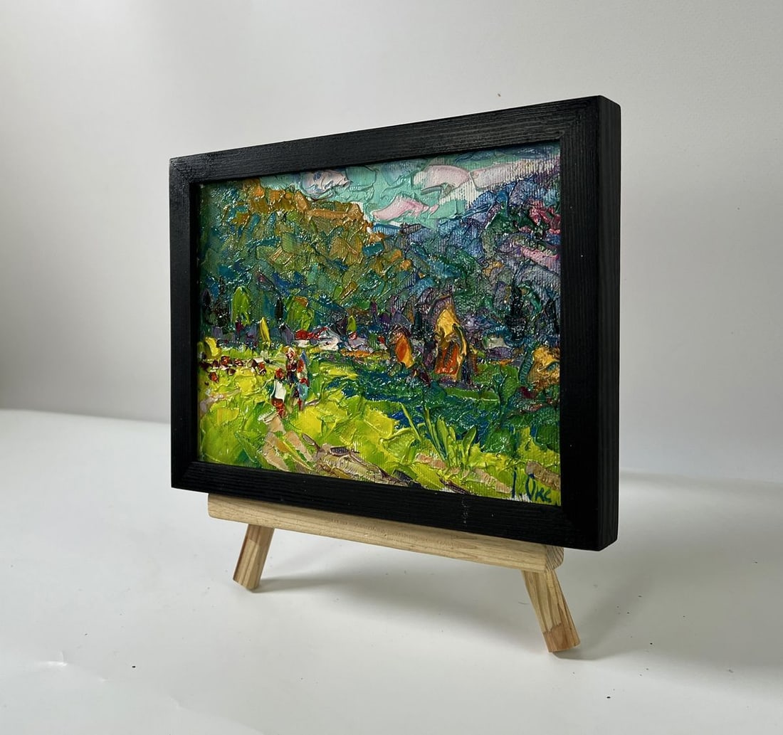 Oil painting Hot summer month Oksana Ivanyuk - 2