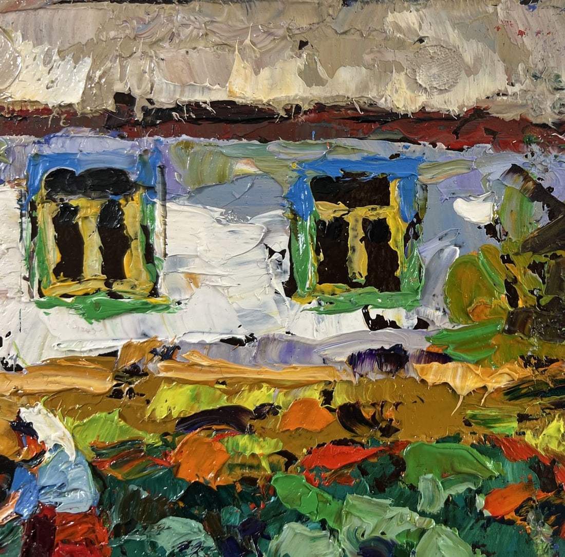 Oil painting The beds smell like home Alex Kalenyuk - 4