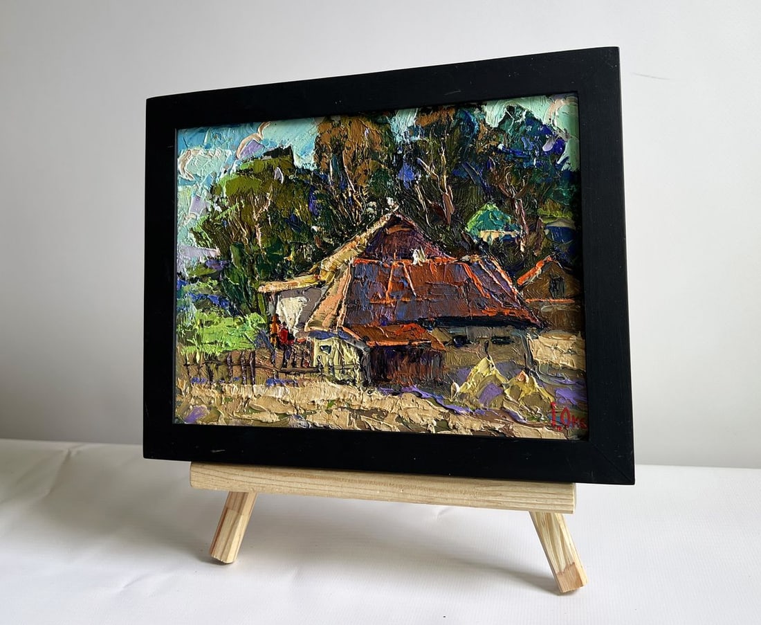 Oil painting The beginning of autumn days Oksana Kalenyuk - 2