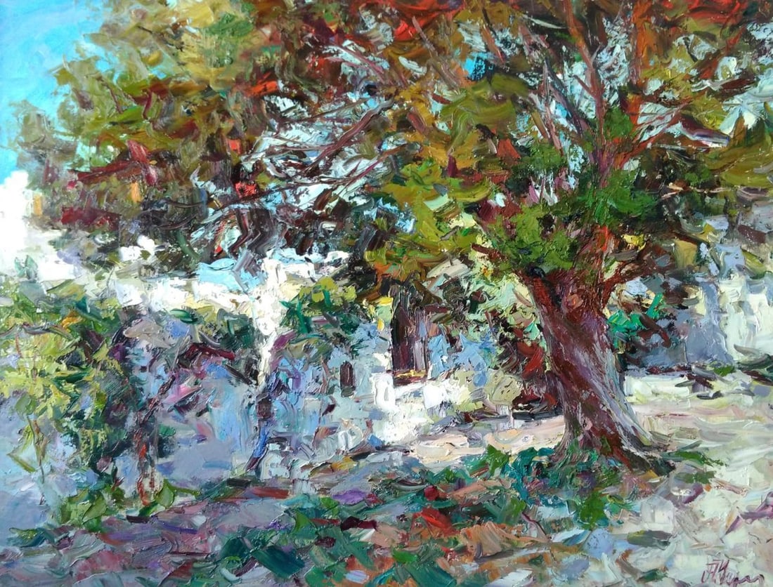 Oil painting Street of the old fortress Alexander Nikolaevich Cherednichenko (1 of 6)