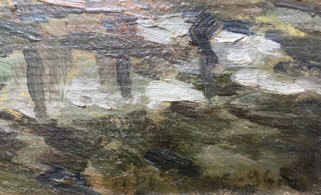 Oil painting Haystacks Bredyuk Pavel Fedoseevich - 4