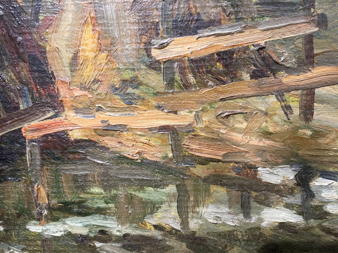 Oil painting Haystacks Bredyuk Pavel Fedoseevich - 5