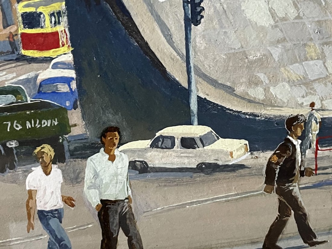 Oil painting City life Selsky Roman Yulianovych - 7