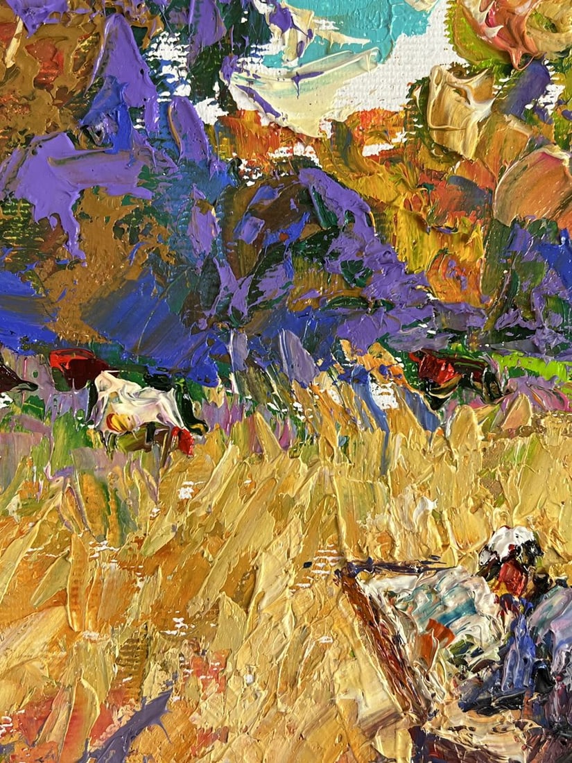 Oil painting Autumn meadows Oleksiy Ivanyuk - 7