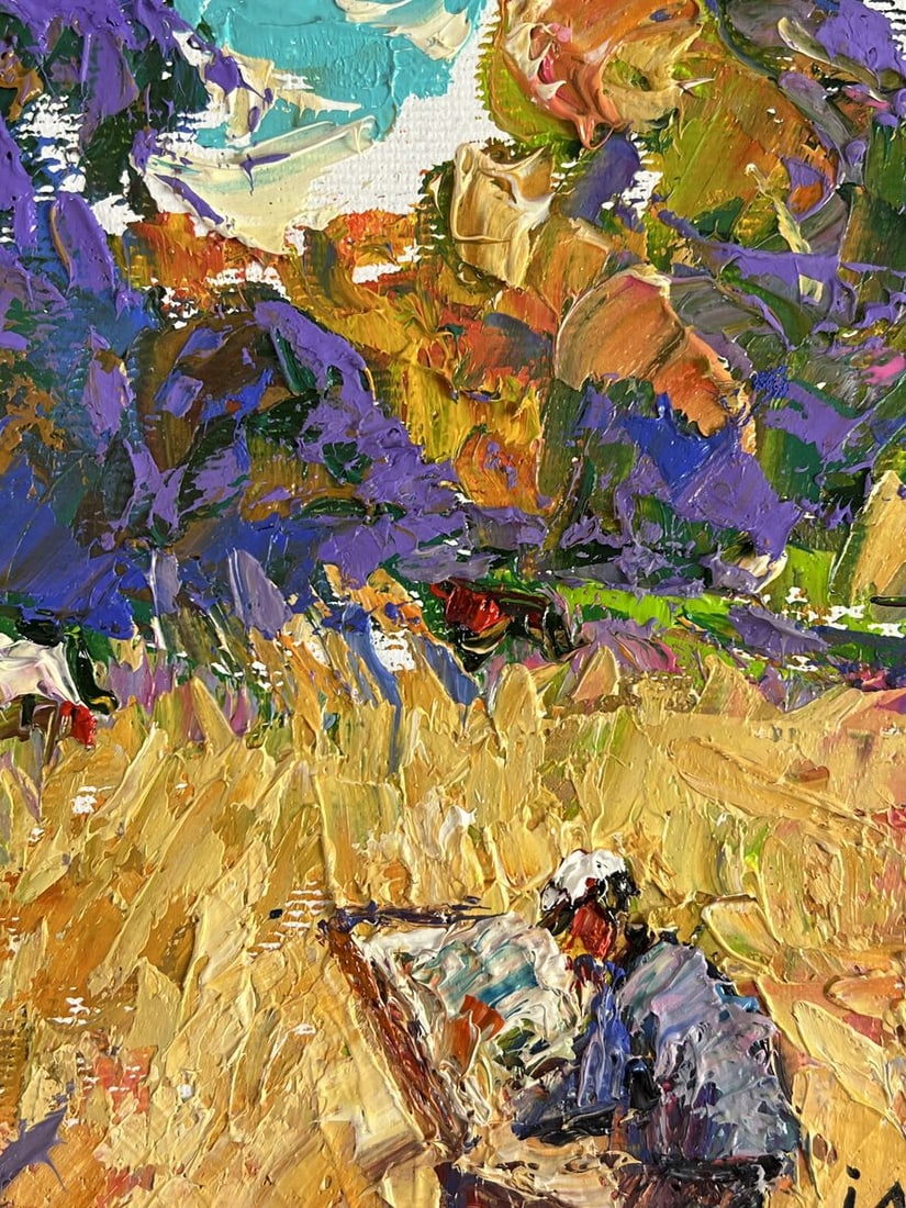 Oil painting Autumn meadows Oleksiy Ivanyuk - 9