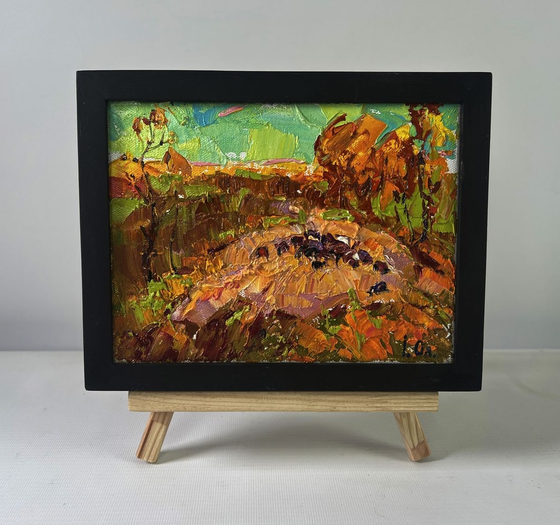 Oil painting Sunny day when nature shines in beauty Oleksiy Ivanyuk: Title: Oil painting Sunny day when nature shines in beauty Oleksiy Ivanyuk Description: NoAAA5366The Oil painting on Canvas titled "Sunny day when nature shines in beauty" captures an enchanting autum