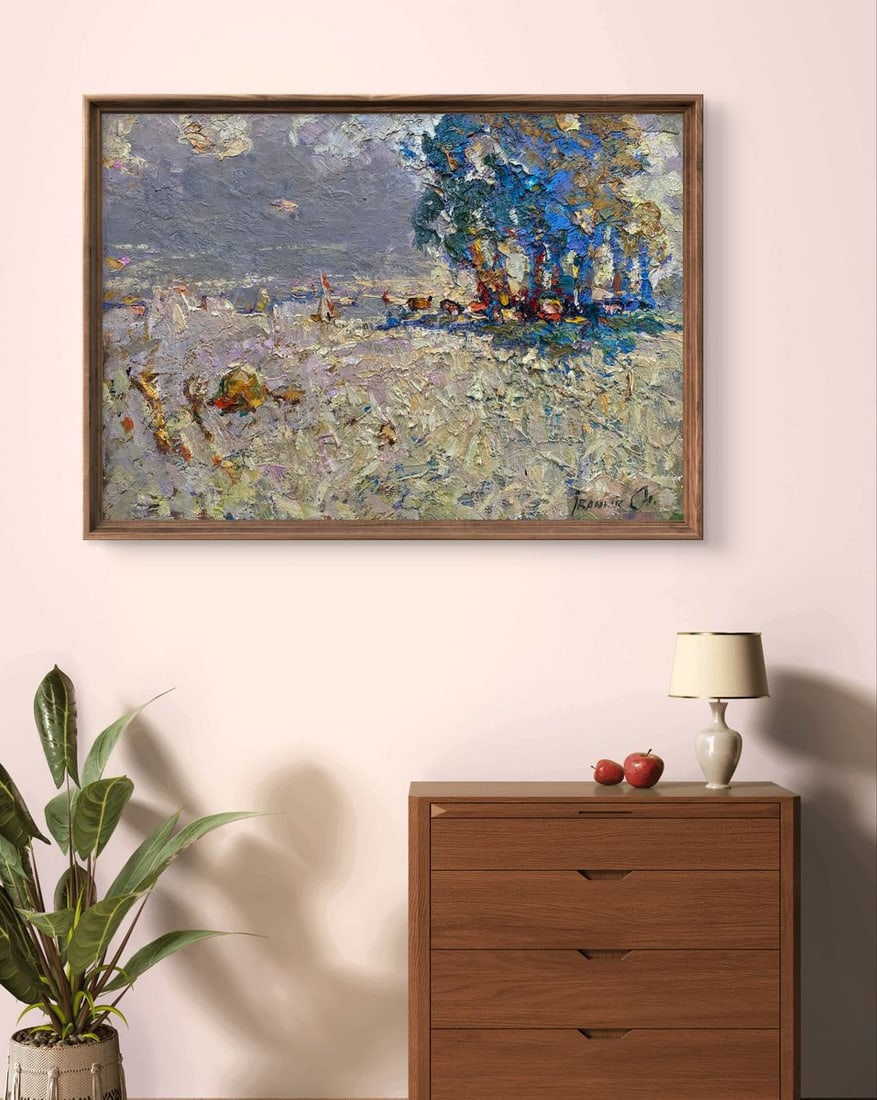 Oil painting Autumn meadows Oleksiy Ivanyuk - 2