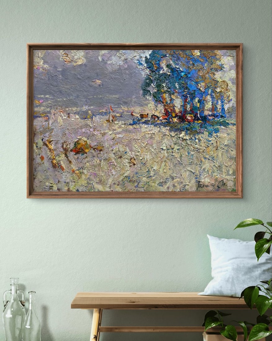 Oil painting Autumn meadows Oleksiy Ivanyuk - 3