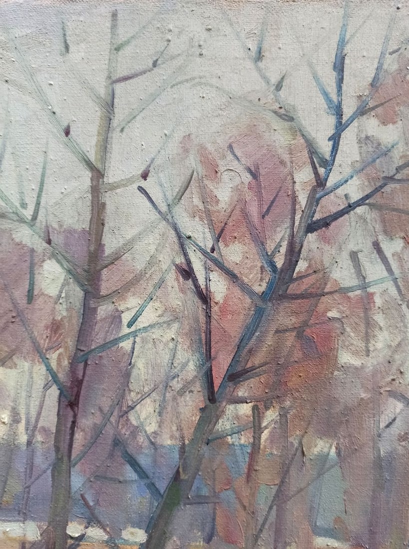 Oil painting Autumn landscape Peter Tovpev - 3