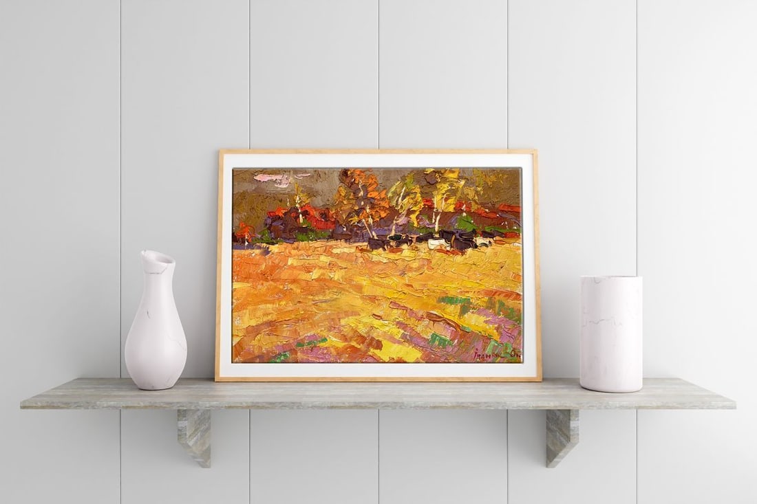 Oil painting Fields of gold Kalenyuk Alex - 2