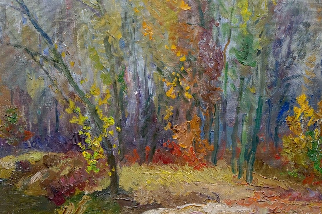 Oil painting Autumn landscapes Minka Alexander Fedorovich - 6