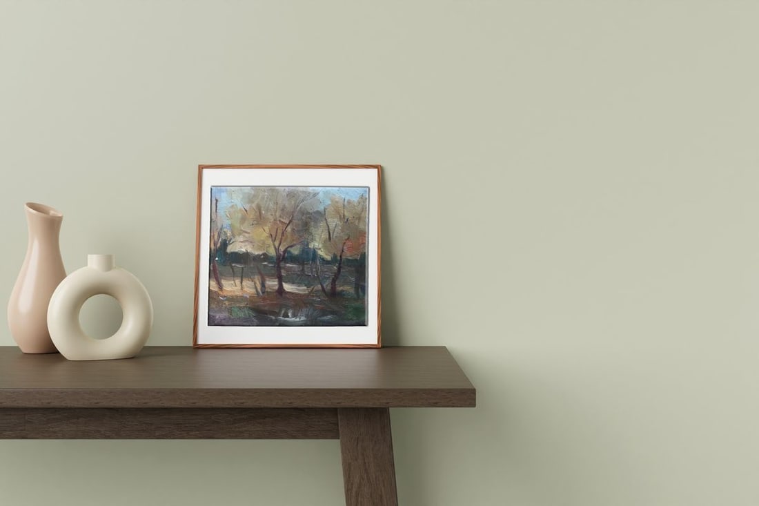 Oil painting Forest landscape Zabara S. - 3