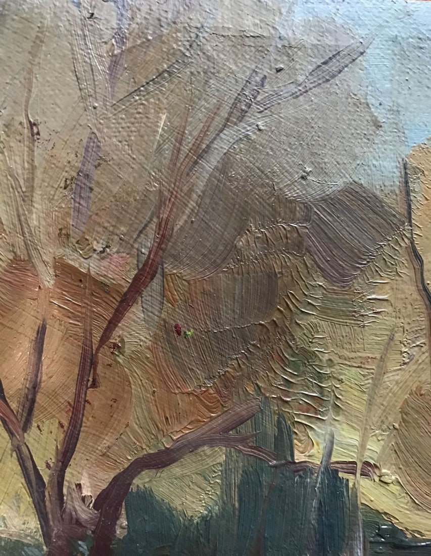 Oil painting Forest landscape Zabara S. - 6