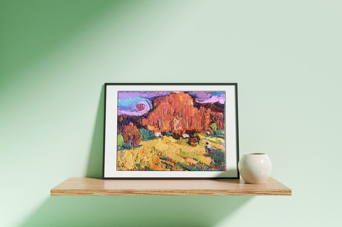 Oil painting The sun is low Kalenyuk Alex - 3