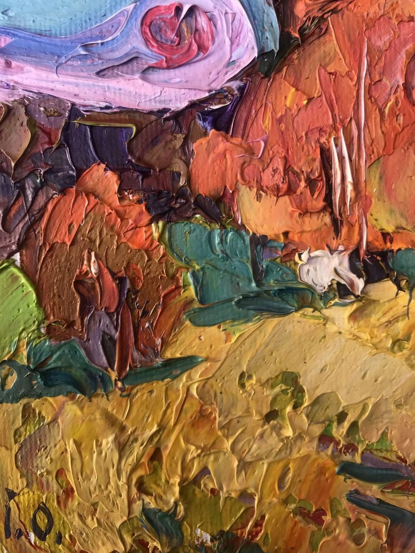 Oil painting The sun is low Kalenyuk Alex - 5