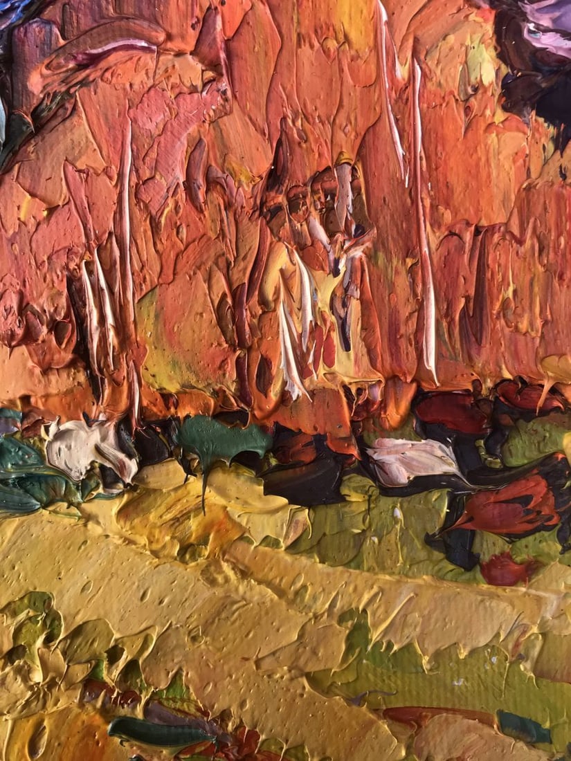 Oil painting The sun is low Kalenyuk Alex - 8