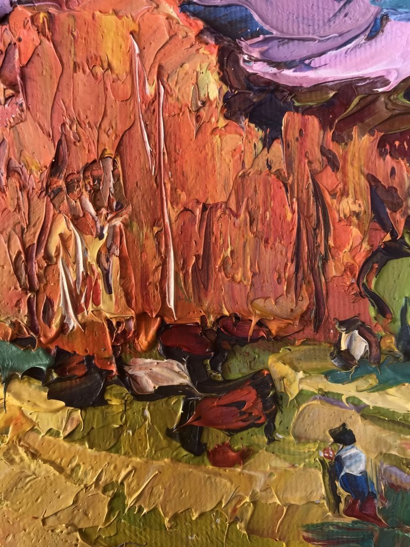 Oil painting The sun is low Kalenyuk Alex - 9