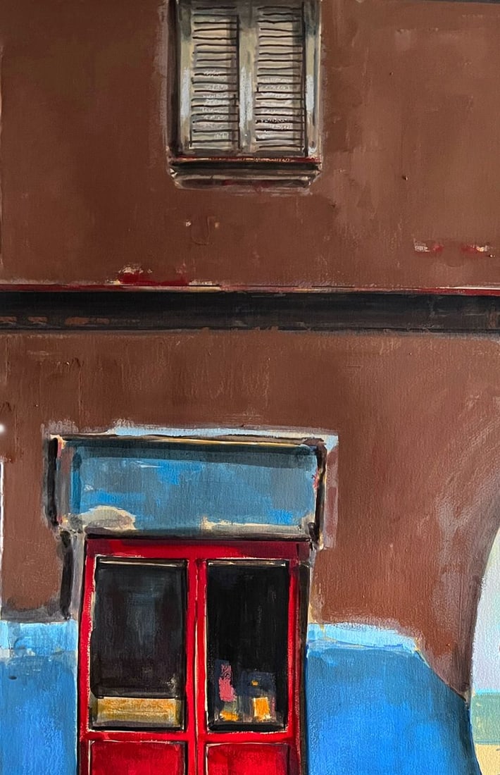 Acrylic painting Resistance Juan Angel Gonzalez de la Calle - 2