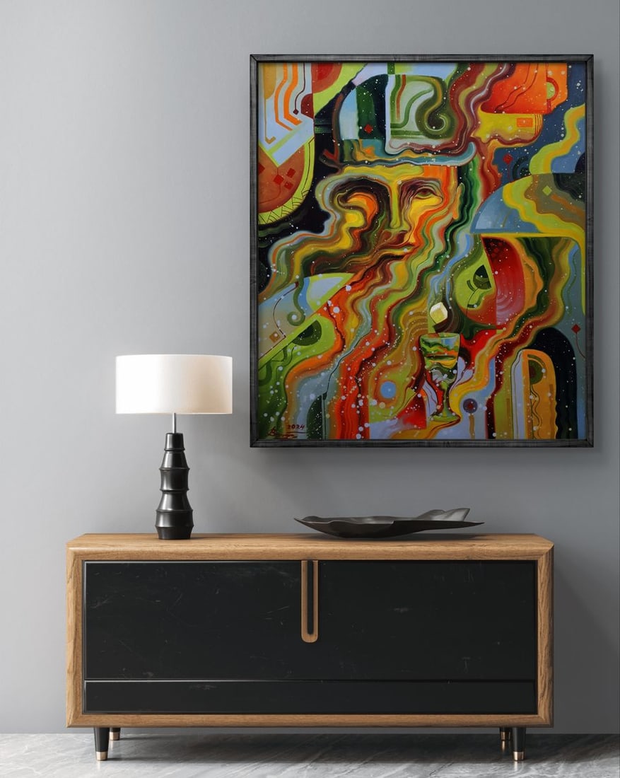 Oil painting Absinthe man Sergey Voichenko - 2