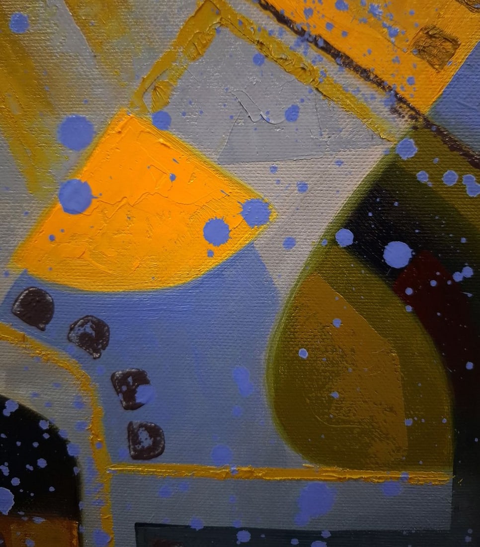 Oil painting Stained glass autumn Sergey Voichenko - 6