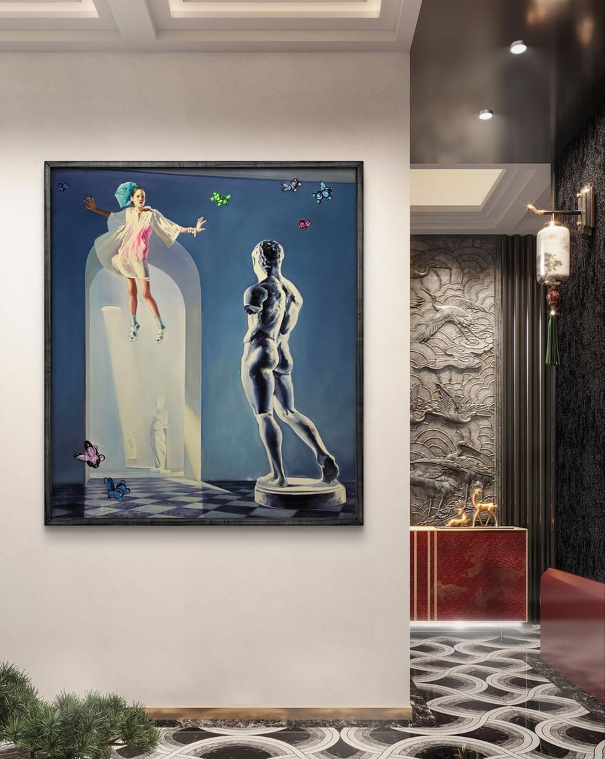 Oil painting Flight of Meletus Igor Konovalov - 2