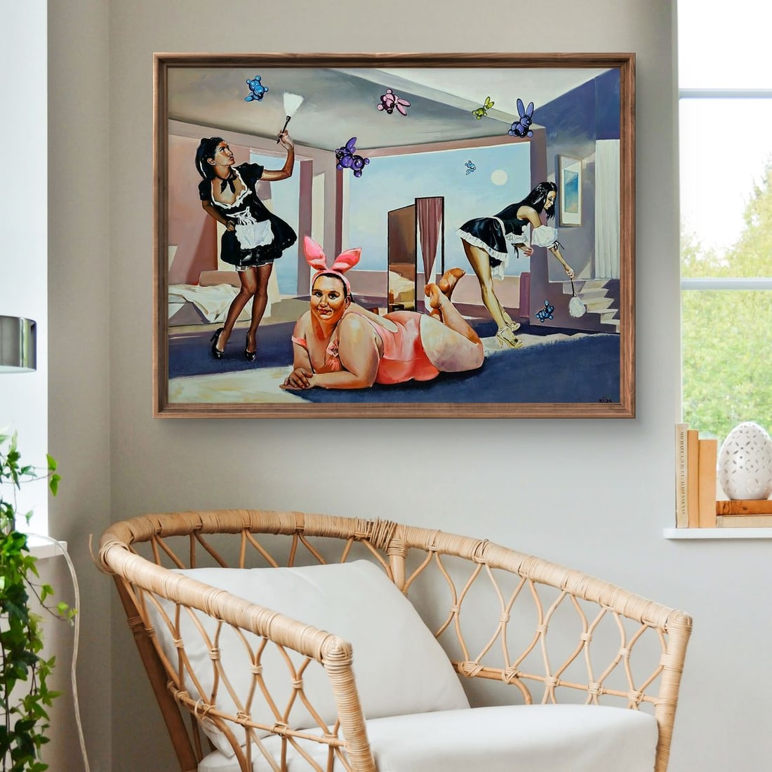 Oil painting The mistress of the house Igor Konovalov - 2