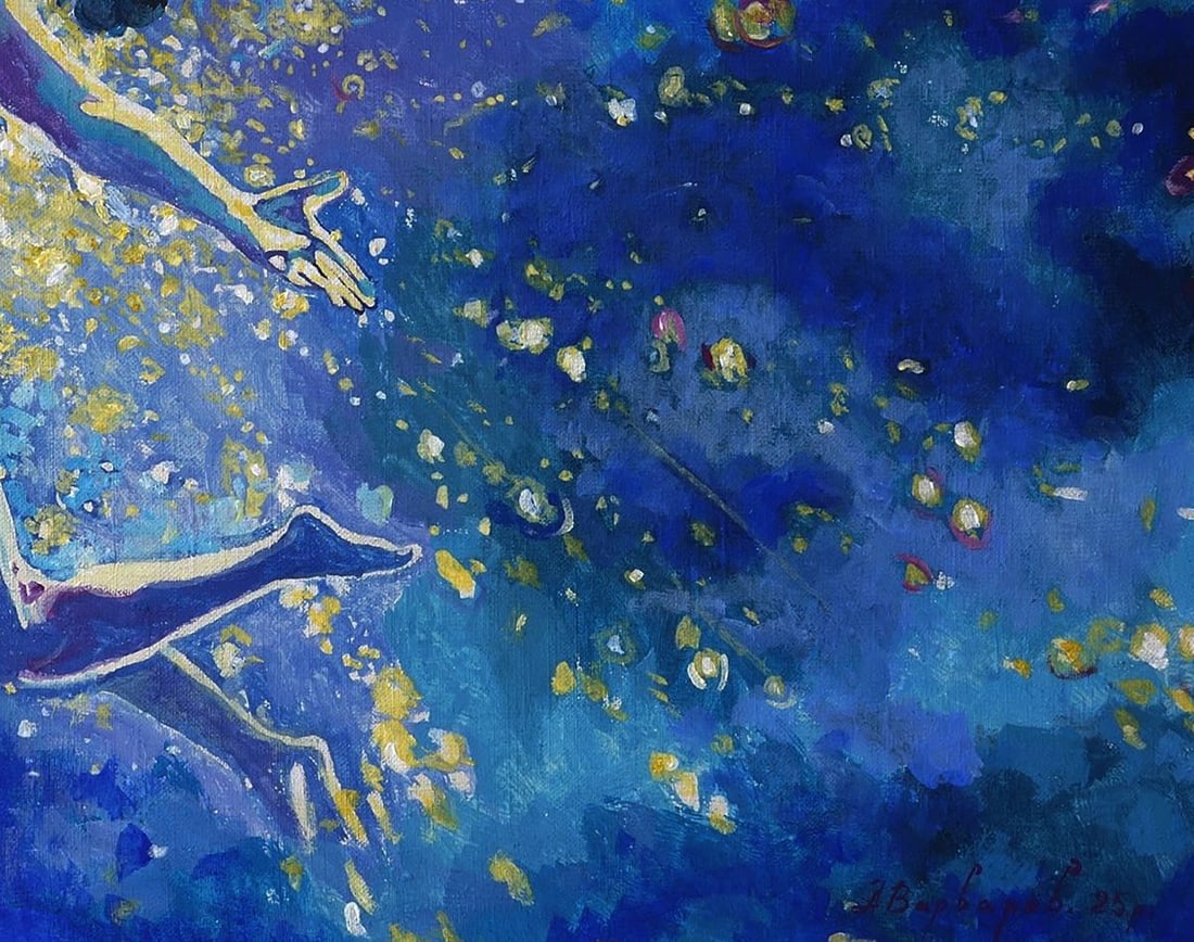 Acrylic painting Flight to the dream Anatoly Varvarov - 7