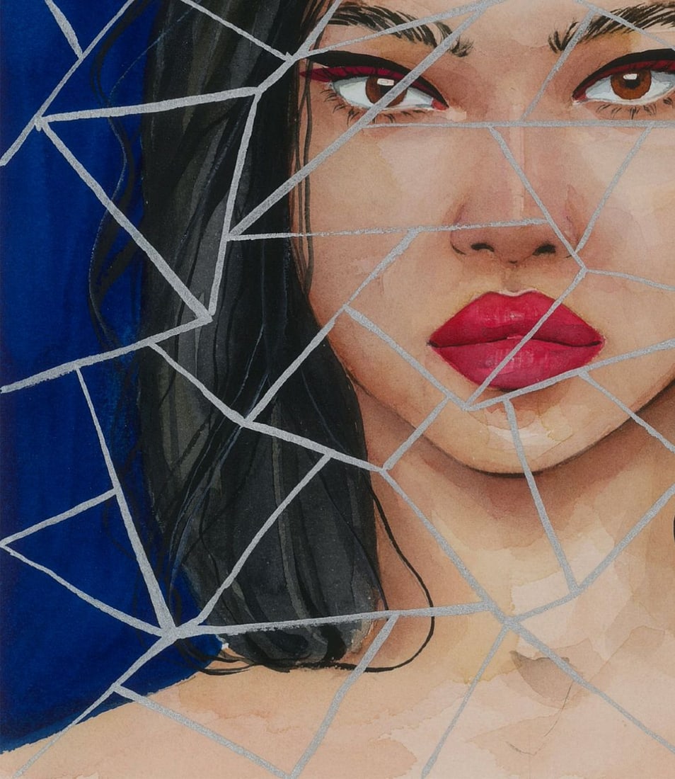 Watercolor painting Mosaic Victoria Kagalovska - 6