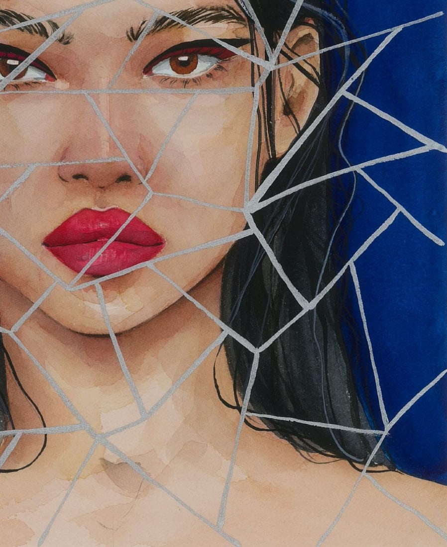 Watercolor painting Mosaic Victoria Kagalovska - 7