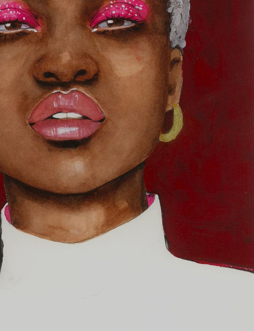 Watercolor painting Bold Elegance Victoria Kagalovska - 7