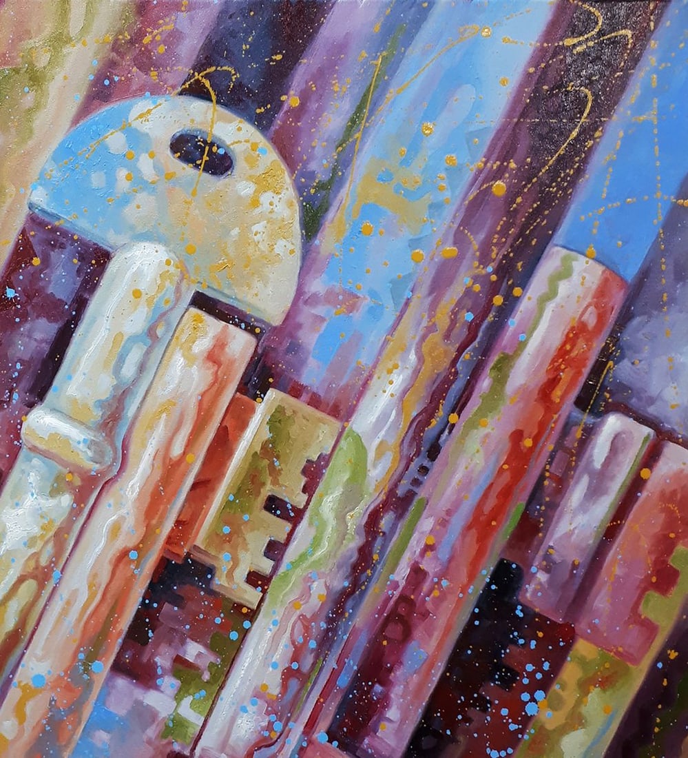 Oil painting The keys Sergey Voichenko - 5